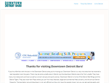 Tablet Screenshot of downtowndetroitbars.com